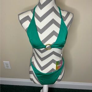 Green Missguided bikini